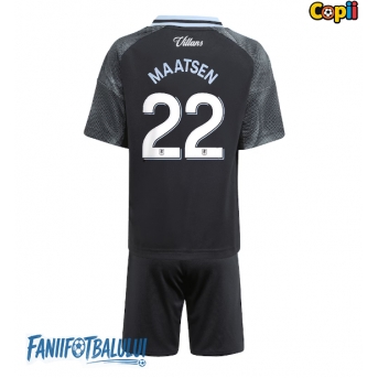 Aston Villa Ian Maatsen #22 Echipament de Fotbal Replică 2025-26 Copii Deplasare (+ Șorturi)